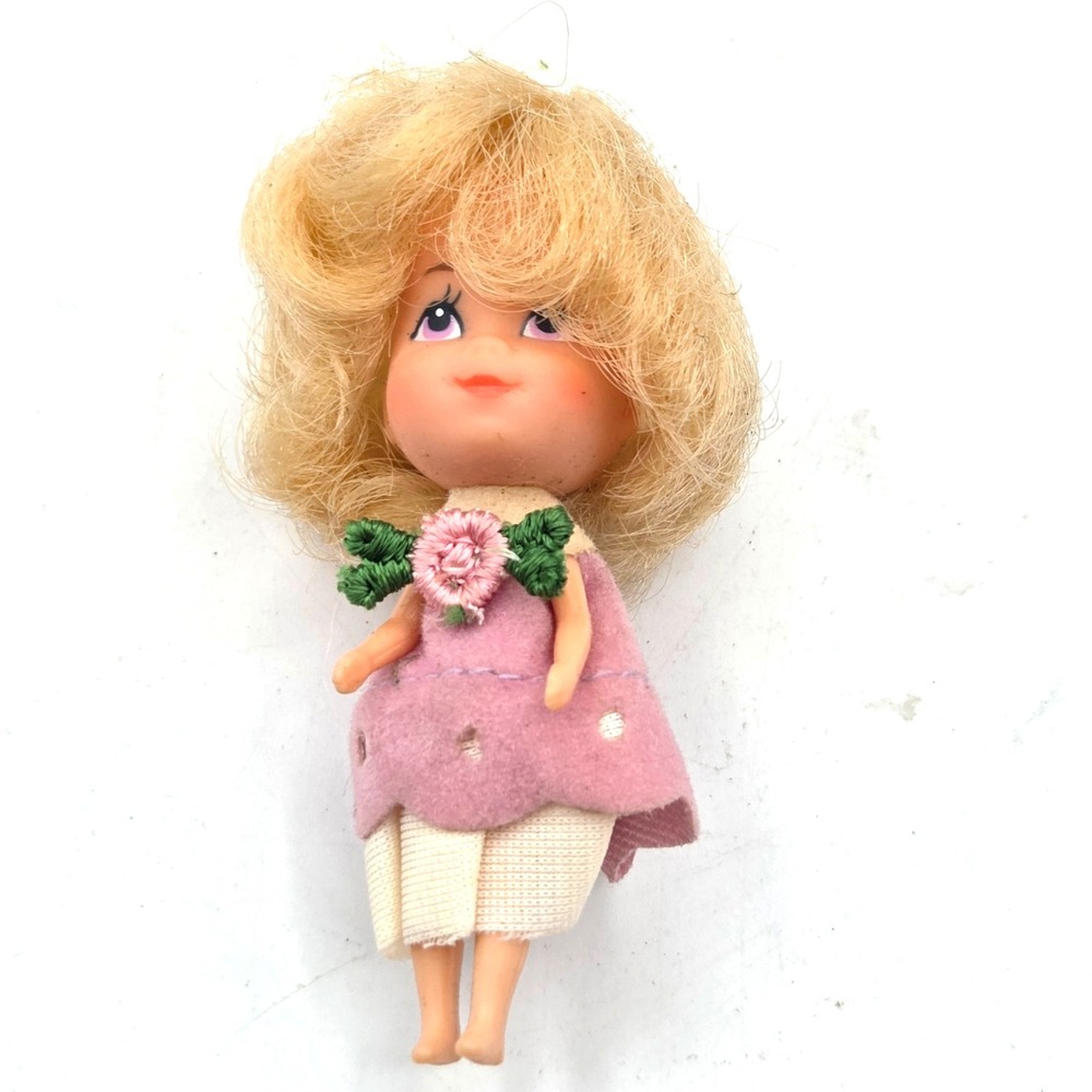 Mattel The Littles Family ‎ Toy Doll- Hedy Origional Dress  1980 VINTAGE